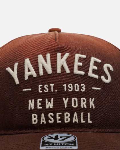 47 Brand New York Yankees 'Dusted' 47 Hitch Snapback Brown