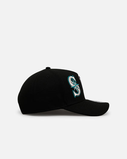 New Era Seattle Mariners 'MLB & NCAA Dual Logo' 9FORTY A-Frame Snapback Black