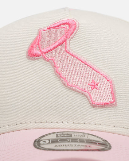 New Era California Angels 'Lover's Club' 9FORTY A-Frame Snapback Chrome