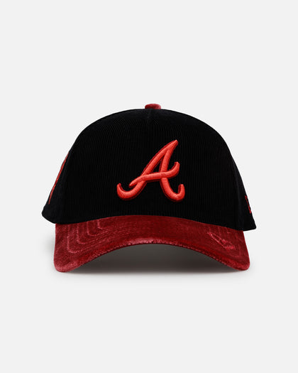 New Era Atlanta Braves 'Velvet Cord Certified Lover' 9FORTY A-Frame Premium Corduroy Snapback Black