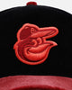 New Era Baltimore Orioles 'Velvet Cord Certified Lover' 9FORTY A-Frame Premium Corduroy Snapback Black