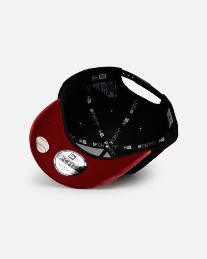 New Era California Angels 'Velvet Cord Certified Lover' 9FORTY A-Frame Premium Corduroy Snapback Black