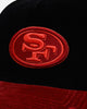 New Era San Francisco 49ers 'Velvet Cord Certified Lover' 9FORTY A-Frame Premium Corduroy Snapback Black