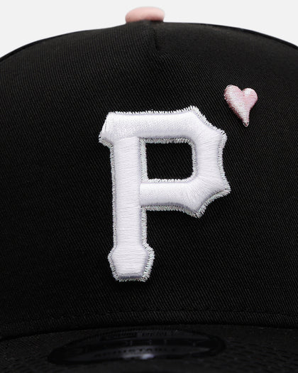 New Era Pittsburgh Pirates 'Pink Satin Hearts 2.0' 9FORTY A-Frame Snapback Black/Pink