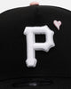 New Era Pittsburgh Pirates 'Pink Satin Hearts 2.0' 9FORTY A-Frame Snapback Black/Pink