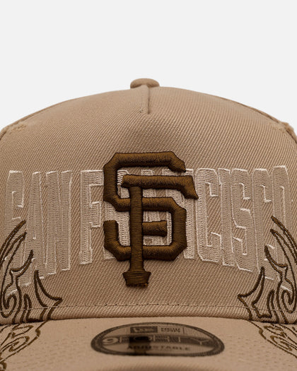 New Era San Francisco Giants 'Tribal' 9FORTY A-Frame Snapback Camel