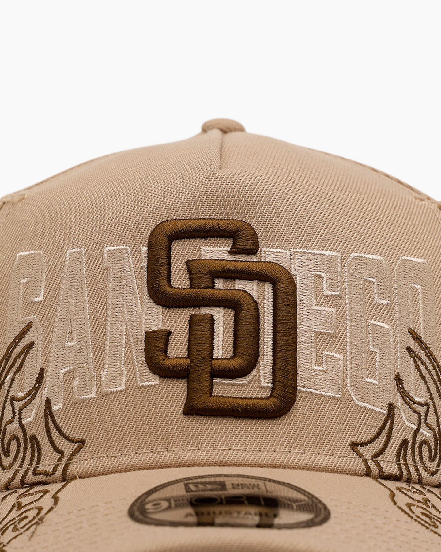 New Era San Diego Padres 'Tribal' 9FORTY A-Frame Snapback Camel