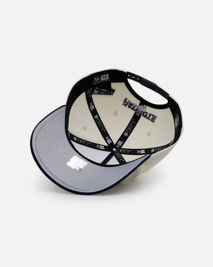 New Era New England Patriots 'Super Bowl Logos' 9FORTY A-Frame Snapback Chrome