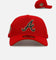 New Era Atlanta Braves 'Year Of The Snake' 9FORTY A-Frame Snapback Red/Gold