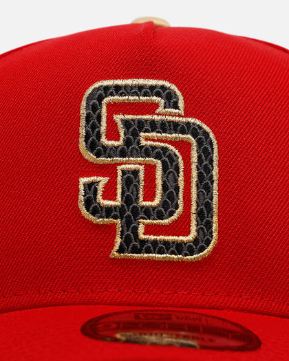 New Era San Diego Padres 'Year Of The Snake' 9FORTY A-Frame Snapback Red/Gold