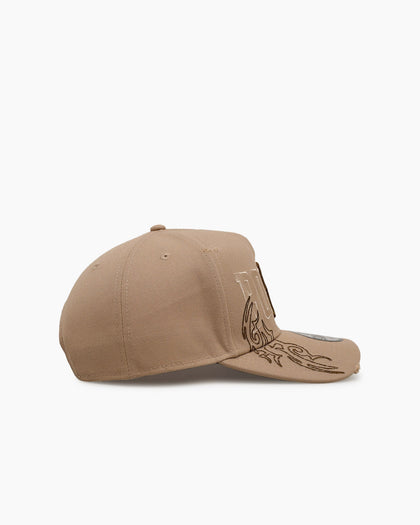 New Era Boston Red Sox 'Tribal' 9FORTY A-Frame Snapback Camel