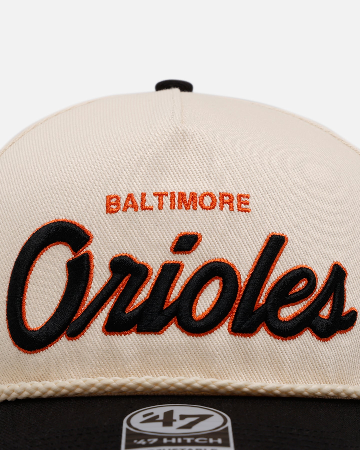 メジャーリーグコレクターズ　ピンセット 47 Brand Baltimore Orioles 'MLB Opening Day' Script Hitch Snapback