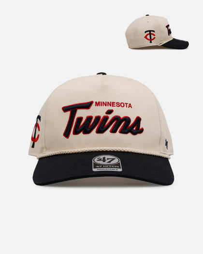 47 Brand Minnesota Twins 'MLB Opening Day' Script Hitch Snapback Natural