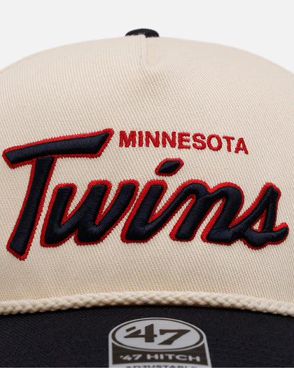 47 Brand Minnesota Twins 'MLB Opening Day' Script Hitch Snapback Natural