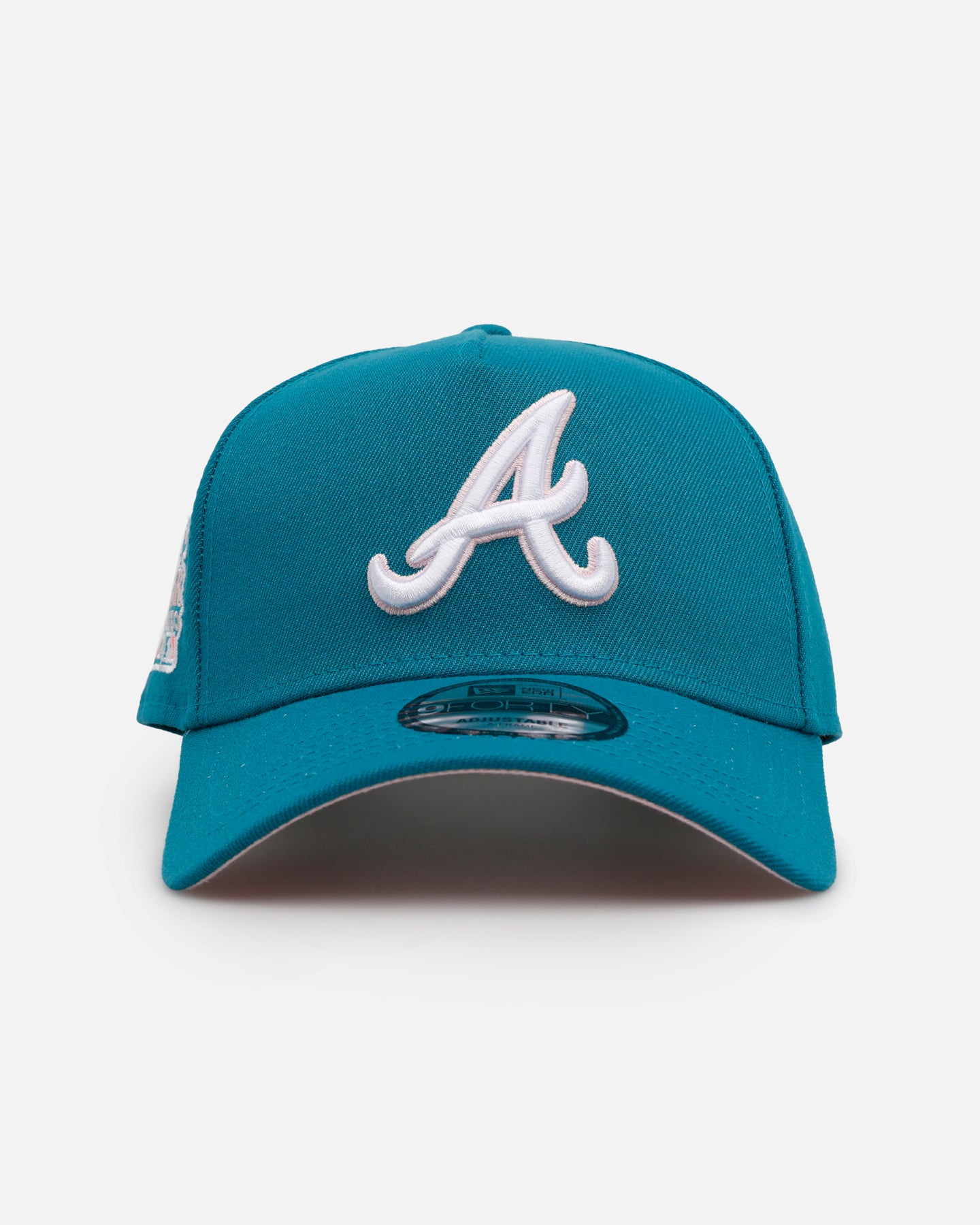 ア アラララァアアア！キャップ New Era Atlanta Braves 'Aqua' 9FORTY A-Frame Snapback Aqua