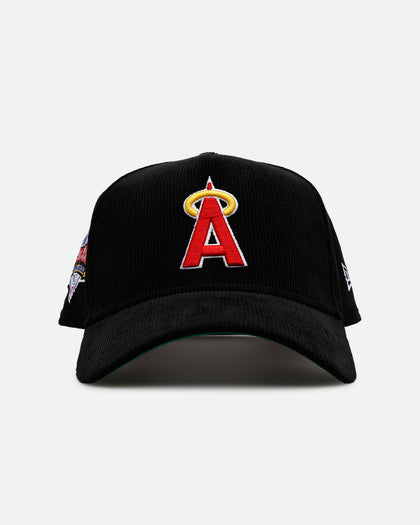 New Era Los Angeles Angels 'Black Cord' 9FORTY A-Frame Corduroy Snapback Black
