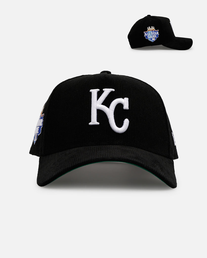 New Era Kansas City Royals 'Black Cord' 9FORTY A-Frame Corduroy Snapba ...