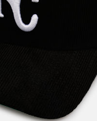 New Era Kansas City Royals 'Black Cord' 9FORTY A-Frame Corduroy Snapback Black