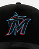 New Era Miami Marlins 'Black Cord' 9FORTY A-Frame Corduroy Snapback Black