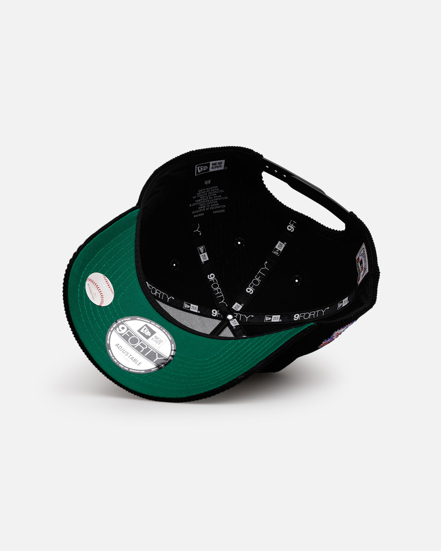 【ラスト1点】NEWERA ニューヨークメッツA-frame 黒コーデュロイ New Era New York Mets 'Black Cord' 9FORTY A-Frame Corduroy