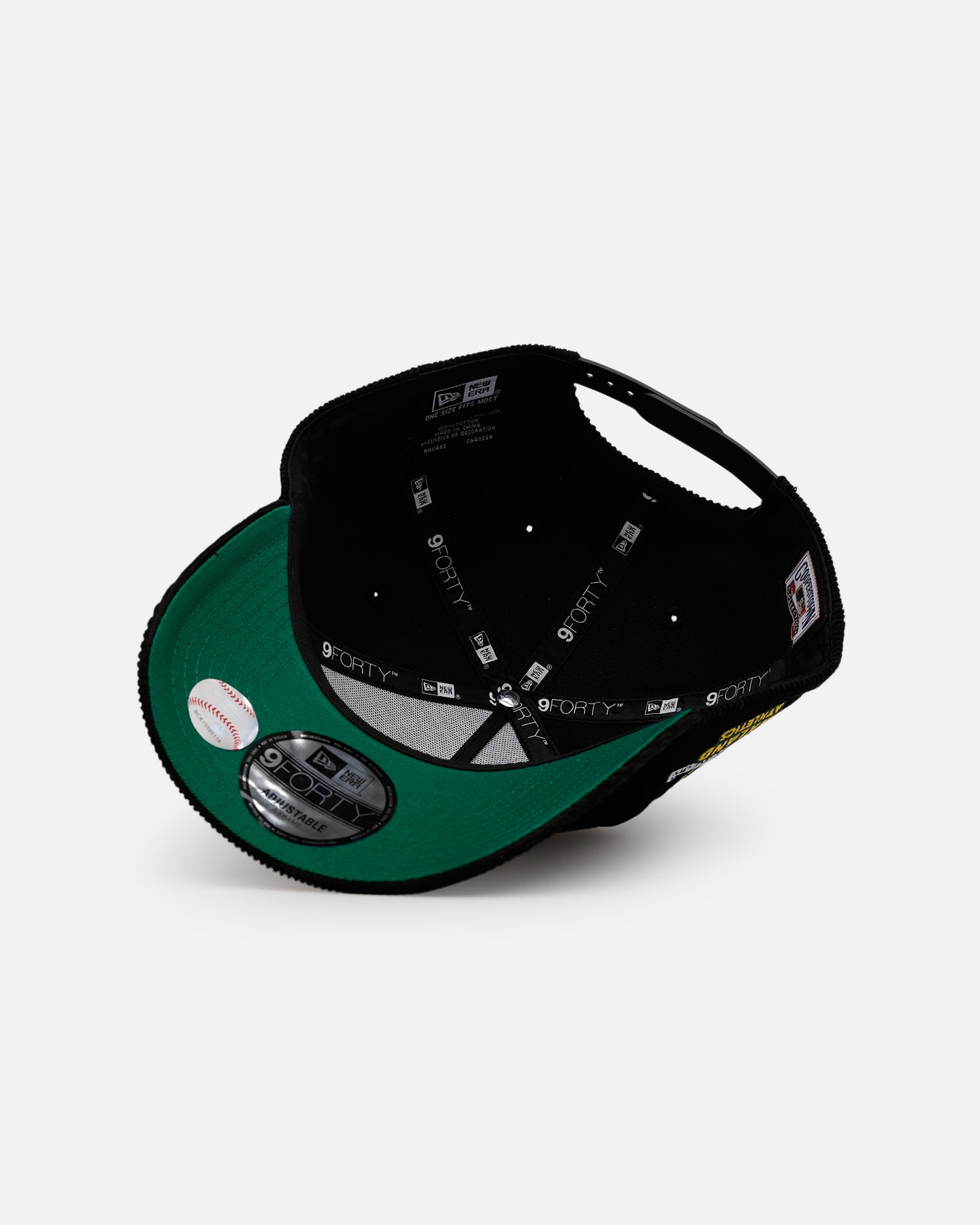 New Era Oakland Athletics 'Black Cord' 9FORTY A-Frame Corduroy