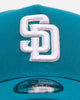 New Era San Diego Padres 'Aqua' 9FORTY A-Frame Snapback Aqua