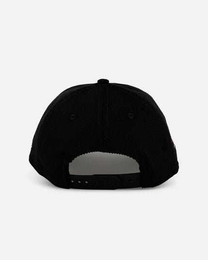 New Era Washington Nationals 'Black Cord' 9FORTY A-Frame Corduroy Snapback Black