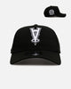 New Era Los Angeles Angels 'Black White Upside Down Logo' 9FORTY A-Frame Snapback Black/White