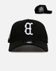 New Era Boston Red Sox 'Black White Upside Down Logo' 9FORTY A-Frame Snapback Black/White