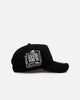 New Era Boston Red Sox 'Black White Upside Down Logo' 9FORTY A-Frame Snapback Black/White