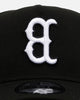 New Era Boston Red Sox 'Black White Upside Down Logo' 9FORTY A-Frame Snapback Black/White