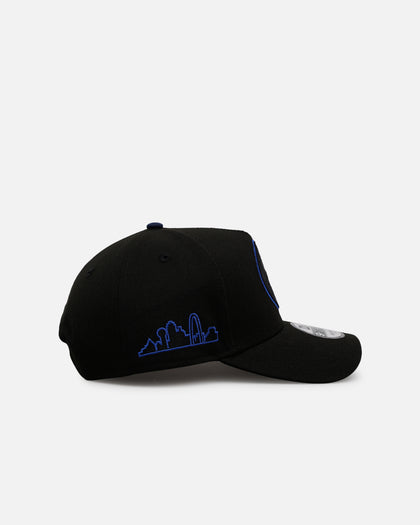 New Era Dallas Mavericks 'Outline' 9FORTY A-Frame Snapback Black