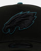 New Era Philadelphia Eagles 'Outline' 9FORTY A-Frame Snapback Black