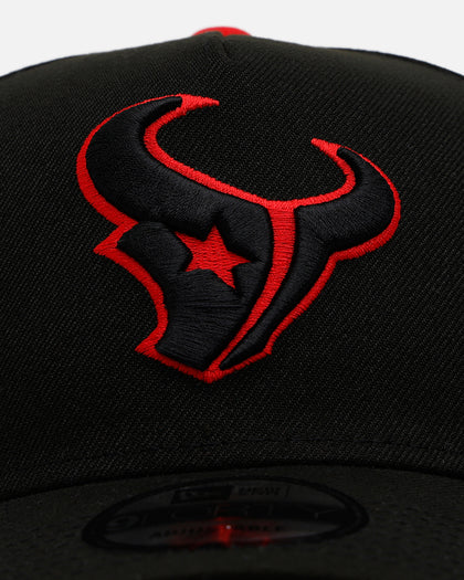 New Era Houston Texans 'Outline' 9FORTY A-Frame Snapback Black