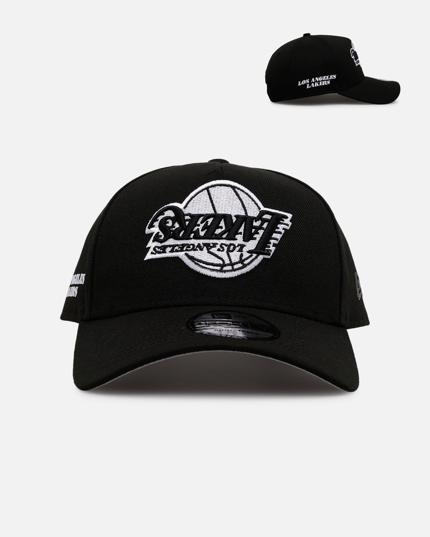 New Era Los Angeles Lakers 'Black White Upside Down Logo