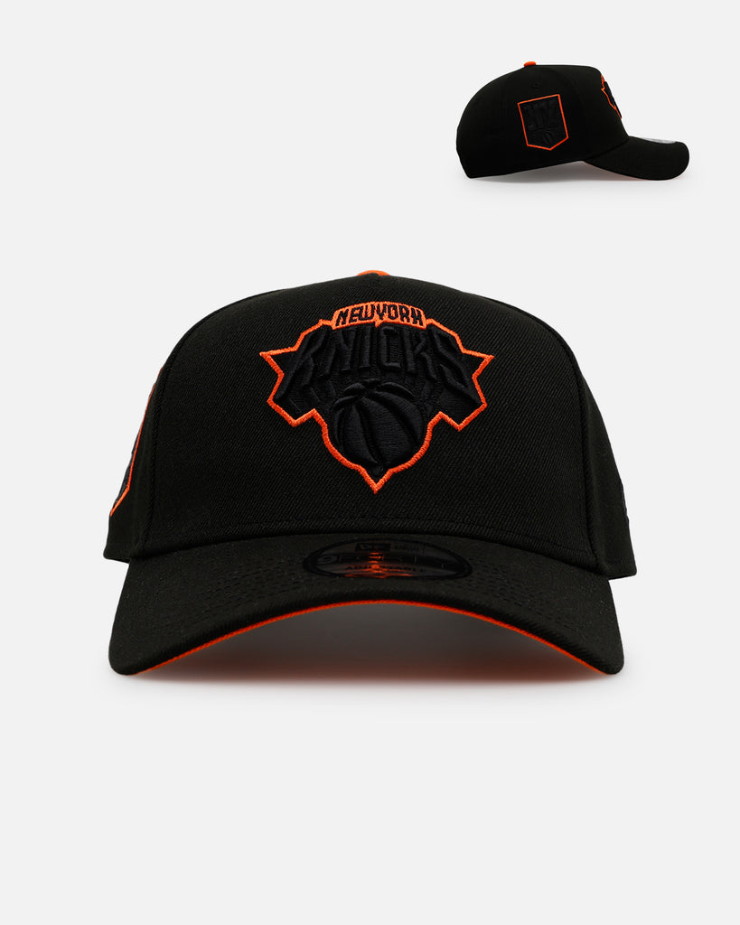 New Era New York Knicks 'Outline' 9FORTY A-Frame Snapback Black | Culture  Kings US, image size:819x1024