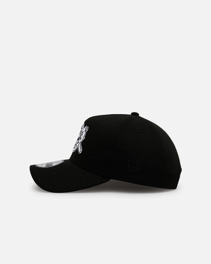 New Era Pittsburgh Pirates 'Black White Upside Down Logo' 9FORTY A-Frame Snapback Black/White