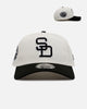 New Era San Diego Padres 'Chrome Black' 9FORTY A-Frame Snapback Chrome/Black