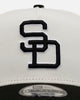 New Era San Diego Padres 'Chrome Black' 9FORTY A-Frame Snapback Chrome/Black