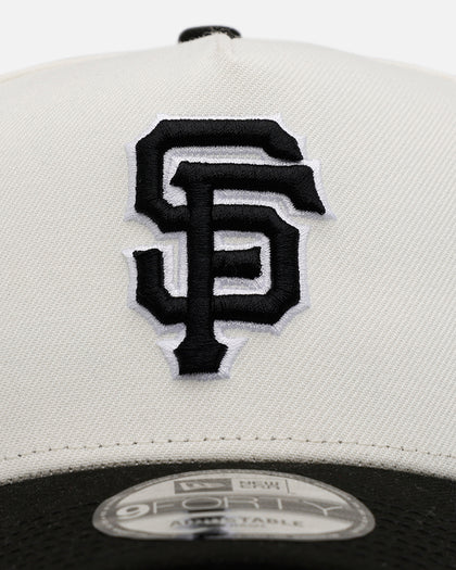 New Era San Francisco Giants 'Chrome Black' 9FORTY A-Frame Snapback Chrome/Black