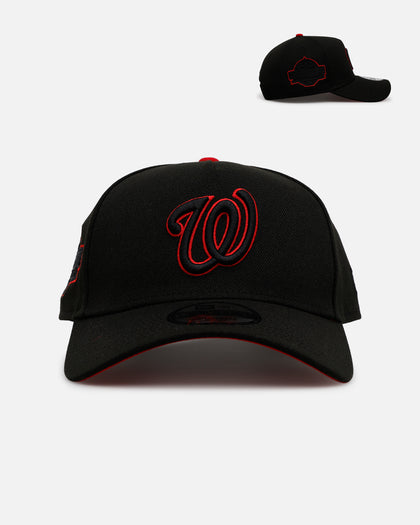 New Era Washington Nationals 'Outline' 9FORTY A-Frame Snapback Black