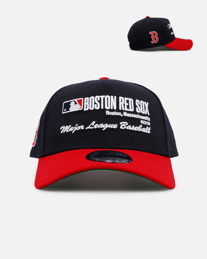 New Era Boston Red Sox 'Workleague' 9FORTY A-Frame Snapback Navy/Red