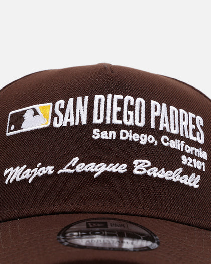 New Era San Diego Padres 'Workleague' 9FORTY A-Frame Snapback Brown