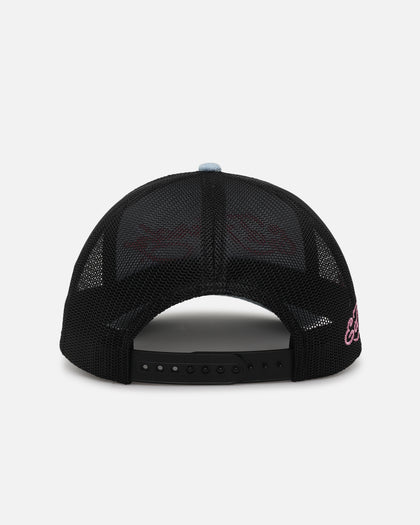 Ed Hardy Dragon Trucker Snapback Light Denim