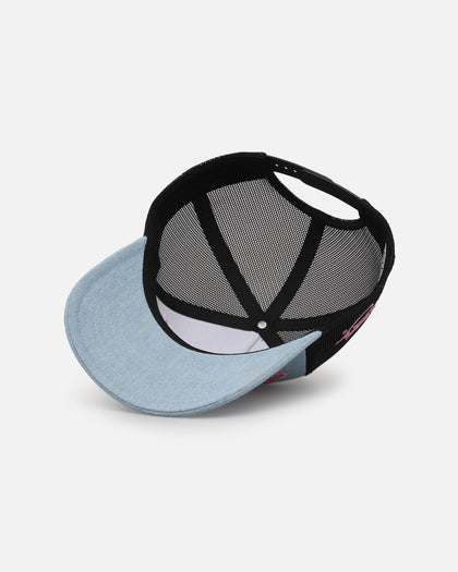 Ed Hardy Dragon Trucker Snapback Light Denim