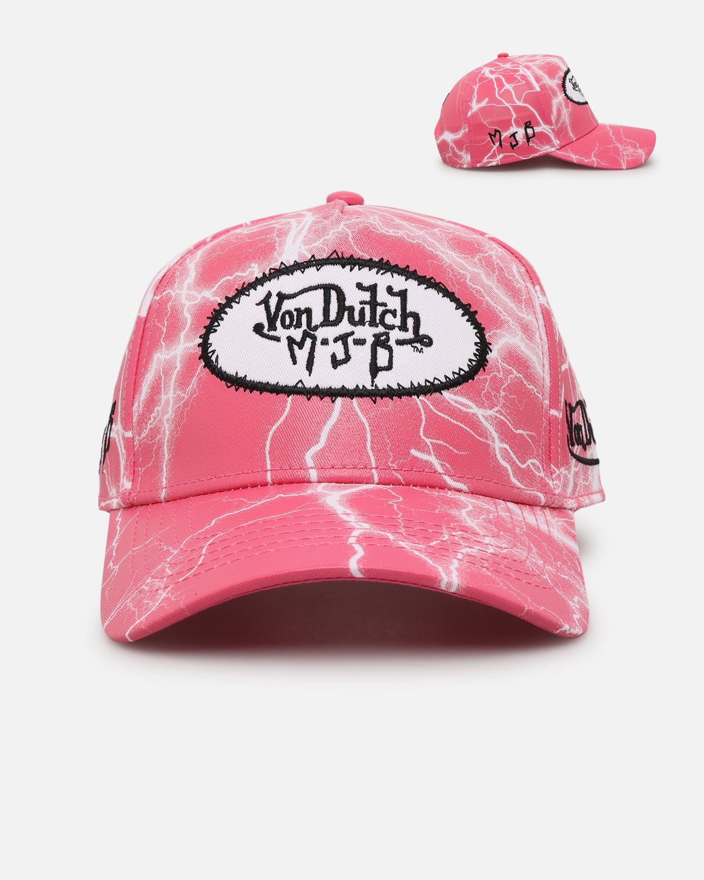 Von Dutch Pink Lightning Trucker Snapback Pink | Culture Kings US