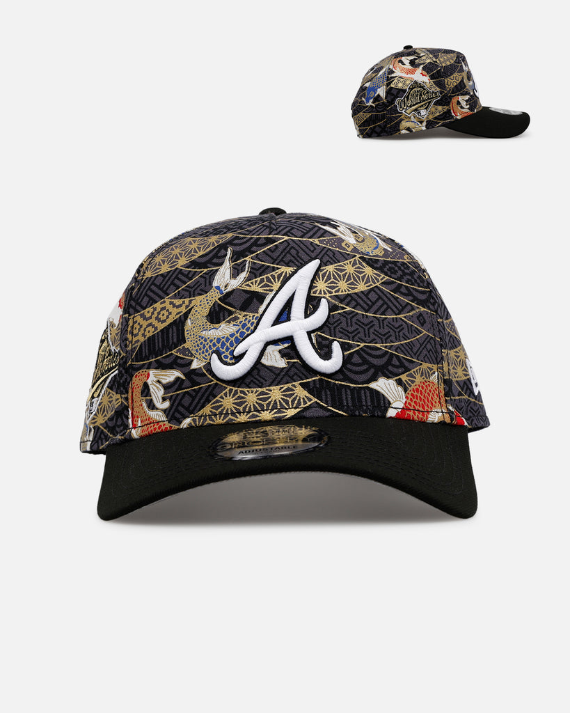 New Era Atlanta Braves 'Koi' 9FORTY A-Frame Snapback Black/Multi