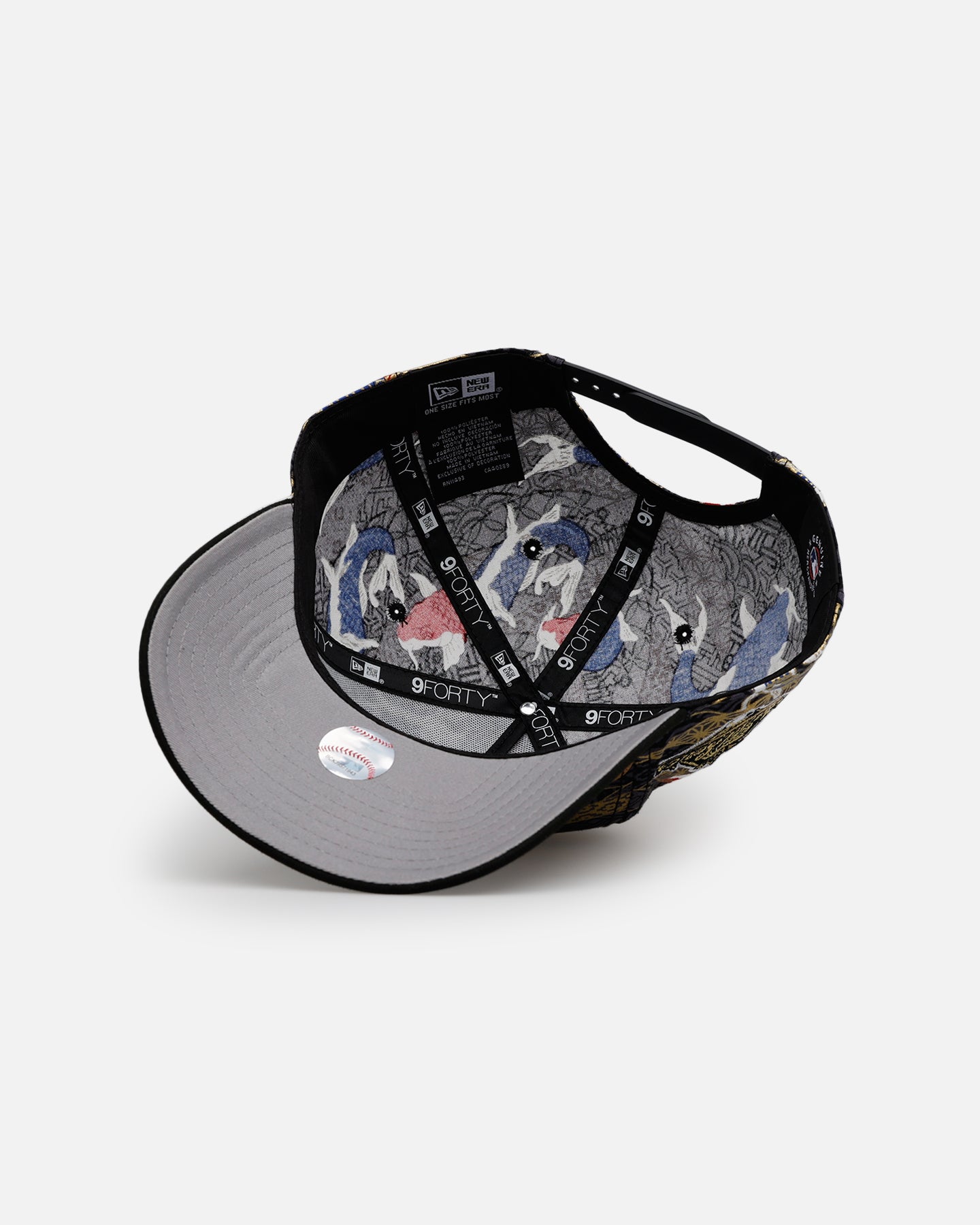 New Era Atlanta Braves 'Koi' 9FORTY A-Frame Snapback Black/Multi