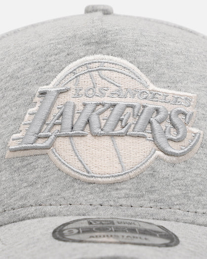 New Era Los Angeles Lakers 'Cozy' 9FORTY A-Frame Strapback Heather Grey