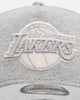 New Era Los Angeles Lakers 'Cozy' 9FORTY A-Frame Strapback Heather Grey